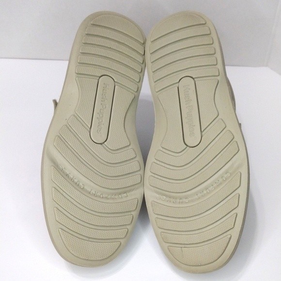 Hush Puppies Men’s Leather Slip-On Shoes US 7.5 Snap Strap Casual Dress Shoes